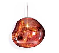 Lava Pendant Lighting, LED Kitchen Hanging Lighting Fixtures Ceiling 150Cm Adjustable Lanyard, High Transmittance Lampshades, E27 Screw-in Rose 38cm