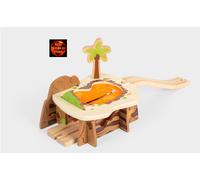 Lava Pit Wooden Railway Train Track Accessory compatible Brio + others