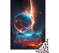 Lava Planet Cosmos Wooden Jigsaw Puzzle for Adults 1000 Piece Puzzles for Teenagers Creative Jigsaw Puzzles Family Challenging Games Toys Gifts 1000pcs (75x50cm)