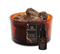 Lava Stone Diffuser - Volcanic Rocks Essential Oils Diffuser - Smokey Velvet Home Fragrance - Organic Aroma Stones - Magma London