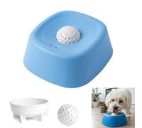 Lavaarite Interactive Slow Feeder Dog Lick Bowl for Liquid Treats Anti-Slip Ball-in-Bowl Design for Anxiety Relief Boredom Reduction, 3/4 Cup Capacity for Wet Food Yogurt More Ideal for Small Breeds