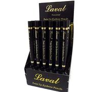 Laval Twist Up Retractable Kohl Eyeliner Pencil- Black