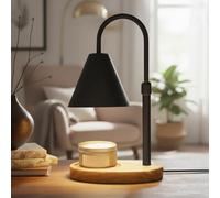 Lavalay Candle Warmer with Timer and Adjustable Height - App-Controlled Dimmable Candle Light with Elegant Wood Base - Electric Candle Warmer for Home Decoration, Pr