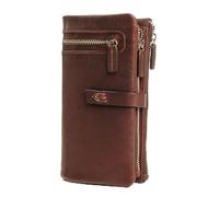 Lavalen® Purses for Women Genuine Soft Leather Wallet - Leather Wallet for Women - Ladies Purse Handmade with RFID Wallets- Womens Purse Perfect for Gift (Brown, Plus Size (17x9cm))