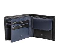 Lavalen Soft Leather Wallets for Men UK - RFID Blocking - Stylish Mens Wallet with Coin Pocket Everyday Use - Holds Bills, Credit Cards, Coins - Leather Craftsmanship - Gifts for Men, Blue