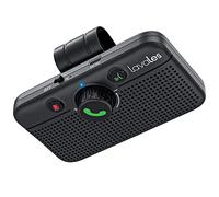 Lavales MK02 Car Bluetooth 5.3 Speaker, Handsfree Car Kit with Siri/Google Voice Assistant, Motion AUTO ON, Visor Clip Mount, 6W, Stereo Pairing