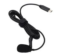 Lavalier Lapel Microphon, Omnidirectional Pickup Condenser Clip On Lapel Mic with Mini XLR Jack, Noise Reduction, Hand Free Clip On Lapel Mic for ONE RS