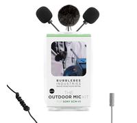 Lavalier Mic Wind Protection Kit for Sony ECM V1 - Includes Furry Wind Protection, Microphone Foam Pop-Shields and more - Perfect for Content Creators, Videographers and Filmmakers.