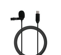 Lavalier Microphone Compatible for DJI Osmo Pocket 3, Insta360 X4 ONE X2 X3 Camera - USB-C Lav Lapel Clip External Mic