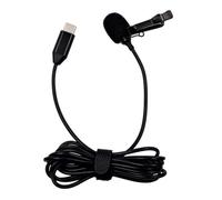 Lavalier Microphone for Action Cameras, Effective Noise Reduction, Omnidirectional Sound