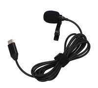 Lavalier Microphone for Action OA2 OA3 Camera, Omnidirectional Pickup Microphone, Windproof, for Live Webcast, Vlog Shooting, Video Interview, Online Courses, etc.