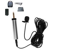 Lavalier Microphone for Guitar, Professional Condenser Microphone Lavalier Lapel Mic Clip-on Mini Lapel Mic Instrument Microphone for Guitar Sax Trumpet Violin Piano