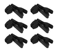 Lavalier Microphone , Metal Lavalier Microphone Tie , Pack of 6 Lavalier Microphone Replacement Tie , Microphone Tie for Stage Performances, Lectures, Recordings, Vlogs