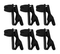 Lavalier Microphone , Metal Lavalier Microphone Tie , Pack of 6 Metal Microphone Clamp for Lapels, Microphone Tie for Stage Performances, Lectures, Recordings, Vlogs