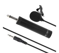 Lavalier Microphone, Mini Microphone Clip On Microphone Lapel Saxophone Wired Professional Musical Instrument Accessories Omnidirectional Condenser Mic for Interview, Studio,
