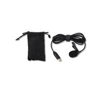 Lavalier Microphone - Omnidirectional Pickup, Windproof Noise Reduction, Shielded Cable, Lightweight Clip-On for Vlogging & Live Streaming, Compatible with Action Cameras, Black