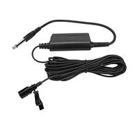 Lavalier Microphone Professional Omnidirectional Clip On for Guitar Speech Drum Saxophone, Lightweight Materials Black ABS 5m Cable