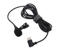 Lavalier Microphone USB C, Professional Lapel Clip on Mic Omni Condenser Little Lav Mic for Video Recording, External Noise Cancel Mic for Youtube Vlog ASMR Interview