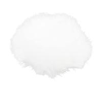 Lavalier Microphone Wind Muff with Artificial Fur, Reduce Wind Interference, Clear Sound, Small Size, Easy Carry, On Furry Mic Muff for Indoor & Outdoor Use (White)