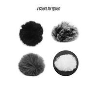 Lavalier Microphone Windscreen Furry Windshield, Clear Sound Quality, Wind Interference Reduction, Elegant Look, Easy Installation, Versatile Use with M1 Lapel Mic for Indoor (#3)