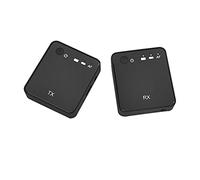 Lavalier Microphones Transmitter Receiver For PC Smartphone Camera Lapel Microphone Black Cardioid Pattern