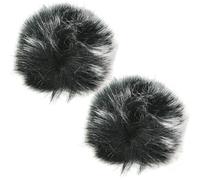 Lavalier Wind Muff,2 Pack Cover for Lapel Microphone Windscreen Wind Muff Furry Wind Muffs Outdoor for Most Lavalier Microphones