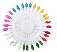 LAVALINK Leaves Pins30 Pieces Head Pins Multicolor Straight Quilting Pins for Dressmaking Crafting and Jewelry Components Flower Decoration