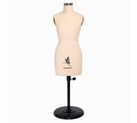 lavandeform 1/2 Female Tailor's Dummy for Sewing Miniature (This is not an adult size), Needles can be pierced into the tailor's dummy half size (Beige)