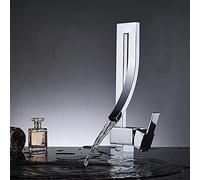 Lavandino da bagno cromato nichel Bronzo Nero lavabo da bagno montato sul Ponte rubinetto in ottone maniglia singola e miscelatore foro rubinetto Robinet, rubinetto