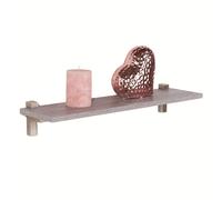 Lavant 60cm Slim Wall Shelf Kit, Modern Display Unit, Bedroom Bathroom Hallway