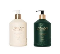 L'AVANT Collective Hand Soap & Dish Soap Bundle Winter Fir | High Performing Formula Luxurious Ingredients Soft & Smooth Hands & Dishes | 2 Glass Bottles Kitchen Accessories Home Decor Hostess Gifts