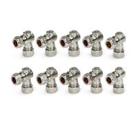 LavaPlumb 15 mm Angled Chrome WRAS Approved ISO Isolation Valve Compression Isolating Valve for Copper Pipe Water Pipe and Plumbing Repairs