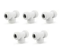 Lavaplumb 22mm Pushfit Tee White - 5 Pack