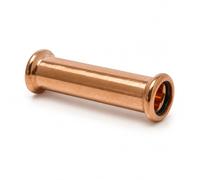 LavaPlumb Copper Pressfit Slip Coupler 15mm - M-Profile Press Fit Copper Pipe Fitting, WRAS/DVGW/BSI Approved, No-Solder Flame-Free