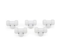 LavaPlumb Push Fit Plumbing Fittings 15mm 22mm White Pushfit Elbow Tee Coupler for Barrier & Copper Pipe WRAS Approved