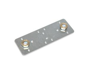 LavaTap - 15mm x 1/2" BSP Shower Fixing Plate Kit for Bar Mixer Valves 150mm Centres Concealed Wall Mount Bracket with Brass Fittings for Thermostatic Shower Mixer Plumbing Installation