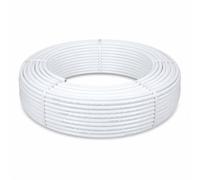 LavaTap 15mm x 100m PEX Barrier Pipe Coil White - WRAS Approved Plastic Plumbing PEX for Hot and Cold Water Heating Systems Push Fit Compatible Copper Pipe Alternative