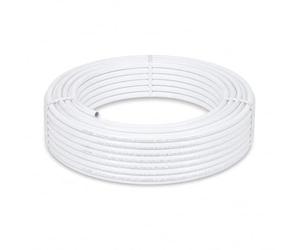 LavaTap 15mm x 50m PEX Barrier Pipe Coil White - WRAS Approved Plastic Plumbing PEX for Hot and Cold Water Heating Systems Push Fit Compatible Copper Pipe Alternative
