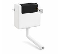 LavaTap Concealed Cistern Dual Flush 6L WC Cistern Slim 144 mm Concealed Toilet Tank Easy Access for Furniture Wall or Ducting Installation 340 mm Wide
