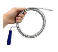 LavaTap - Drain Snake Pipe Cleaner 3 Metre Drain Unblocker for Sink Drain Unblocker Bath Drain Unblocker Shower Drain Unblocker Manual Drain Cleaner Flexible Steel Cable