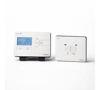 LavaTap - Drayton RF902 Wireless 2 Channel Programmable Thermostat Central Heating Controller with Wireless Thermostat and Receiver for Heating and Hot Waterl