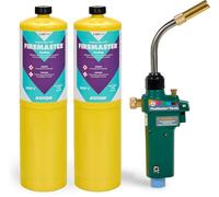 LavaTap Firemaster 3 Blow Torch Kit + 2 MAPP Gas - Plumbers Torch