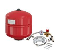 LavaTap Flamco Baseflex 12L Heating Expansion Vessel Red With Sealed System Kit 3 Bar - Kit