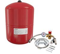 LavaTap Flamco Baseflex 25L Heating Expansion Vessel Red With Sealed System Kit 3 Bar - Kit