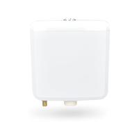 LavaTap - FlushDaddy Dual Flush Compact Cistern - Slimline Toilet Cistern with Dual Flush Valve & Fill Valve - 6L / 3L Adjustable Flush - Bottom Entry Inlet for Low Level Toilet Pan - WRAS Approved