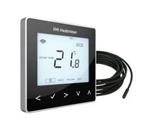 LavaTap Heatmiser NeoStat-e V3 Electric Underfloor Thermostat, Black | WiFi Control with Neo Hub and Neo App, 7 Day Programmable, Ground Temperature Probe Included, Touchscreen Display