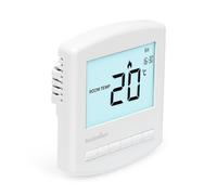 LavaTap - Heatmiser Slimline V4 Programmable Thermostat - Wired Digital 7 Day and 5 2 Day Heating Control for Central and Underfloor Heating - 230 V Not Battery Powered