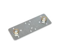 LavaTap Shower Fixing Kit, Bar Mixer Valve Wall Plate 150mm Centres, 15mm | Connects Copper or Plastic Pipe to Half Inch BSP Inlets, Rigid Concealed Bracket, Brass Compression Fittings, Screws Included