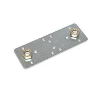 LavaTap Shower Fixing Plate Kit 15mm Pipe To 1/2" Bsp For Bar Mixer Valves 150mm Centres