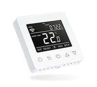 LavaTap Smart WiFi Underfloor Heating Thermostat 16A, Electric UFH, White | App Control on iOS and Android, 3m Floor Probe Plus Air Sensor, 7 Day Programming, Fits a Standard 35mm Backbox
